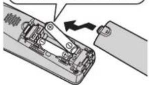 PANASONIC KX-TG2521FX - Instalace baterie - 2
