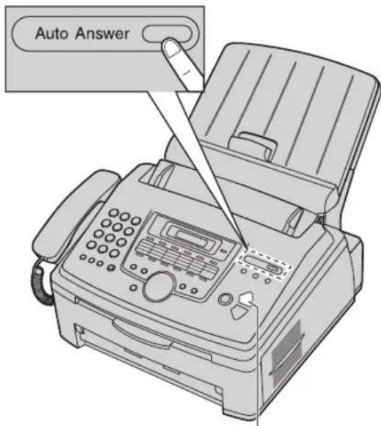 PANASONIC KX-FLM673HX - Aktivace režimu TEL/FAX - 1