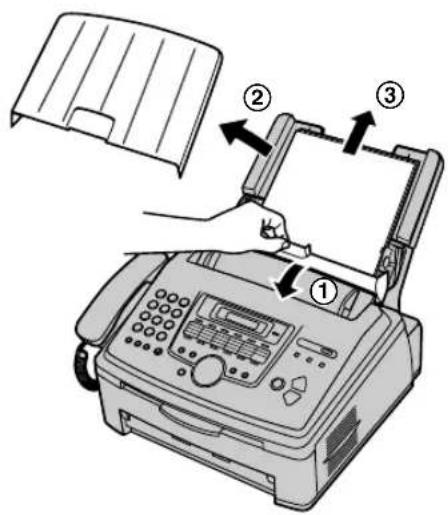 PANASONIC KX-FLM673HX - Záznamový papír nebyl zaveden do jednotky správně - 1