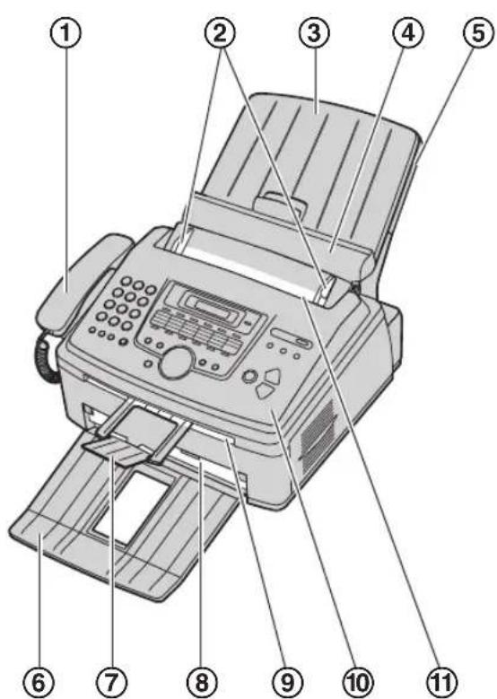 PANASONIC KX-FLM673HX - Čelní pohled - 1
