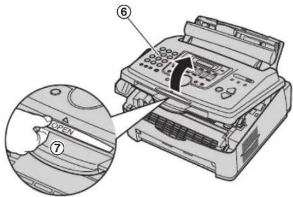 PANASONIC KX-FLM673HX - Pozor: - 7