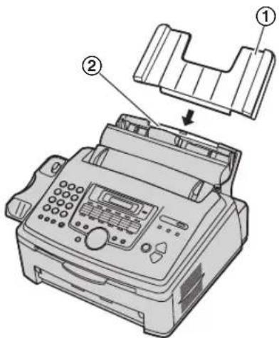 PANASONIC KX-FLM673HX - Přihrádka papíru a kryt přihrádky papíru - 1