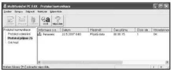 Multifunkční PLC FAX - Protokol komunikace Issuer | Company | Default | Nettoze | Unidovídte Protocol komunikace Protokol odeskni Protokol přítrácia (1) Ocet hzd Informačie o.o. Datum Prednět Čas přítrácy Člasa třír Výšedých kva Panasonic 22.5.2007 6:60 Příjatá data 00.00.15 1 OK Brahens Klinsey [P1] subrovné nápo-kláta. 1 0
