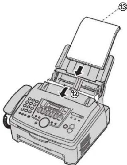 PANASONIC KX-FLM673HX - Pokud záznamový papír uvízne v blízkosti výstupu papíru - 8