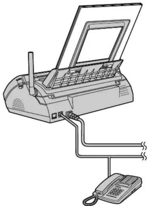 PANASONIC KX-FC278CE - Faxový oznamovací tón není zjištěn - 2