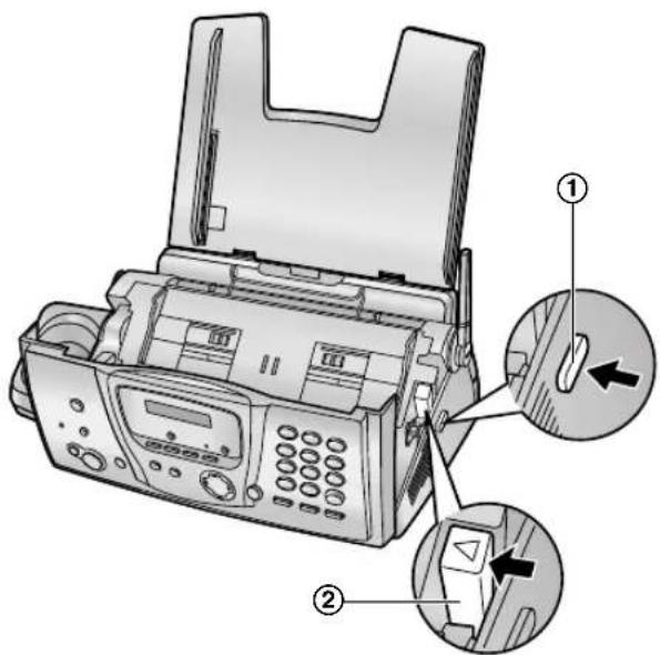 PANASONIC KX-FC238CE - Čištění tepelné hlavy - 2