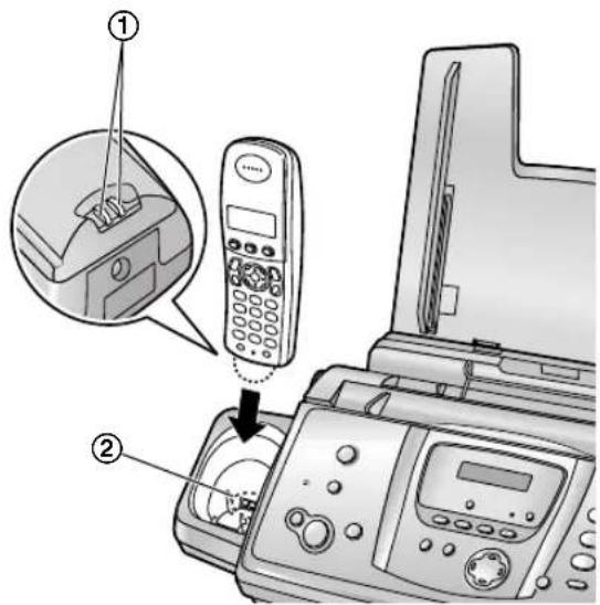 PANASONIC KX-FC238CE - Nabíjení baterie - 2