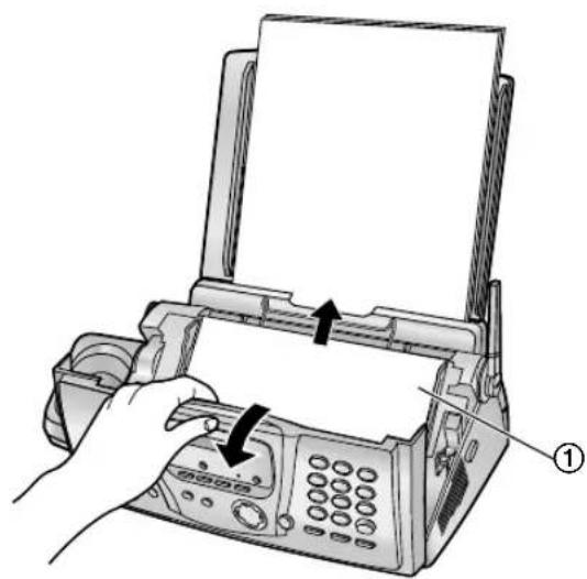 PANASONIC KX-FC238CE - Uvíznutí odesílaných dokumentů - 1