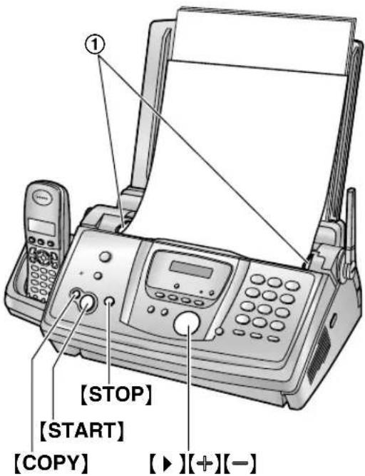 PANASONIC KX-FC238CE - Zhotovení kopie - 1