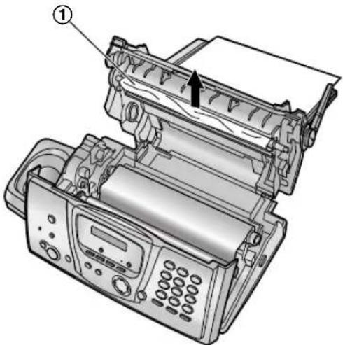 PANASONIC KX-FC238CE - Pokud v zařízení uvízne záznamový papír - 4