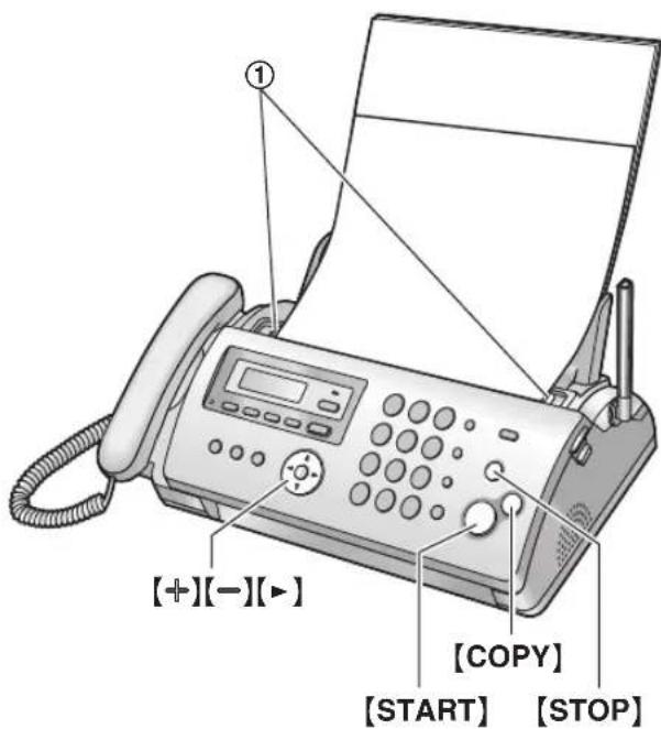 PANASONIC KX-FC258CE - Zhotovení kopie - 1