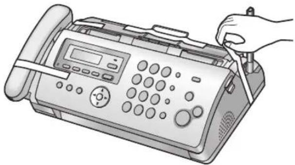 PANASONIC KX-FC258CE - Odebrání přepravní pásky - 1