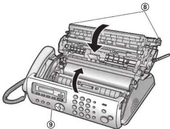 PANASONIC KX-FC258CE - Pozor: - 3
