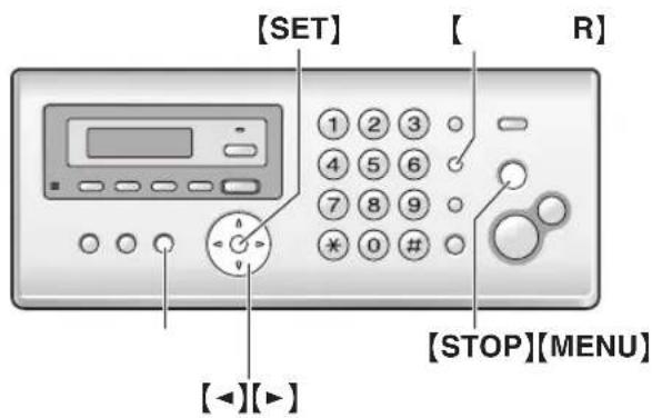 PANASONIC KX-FC258CE - Vaše faxové číslo - 1