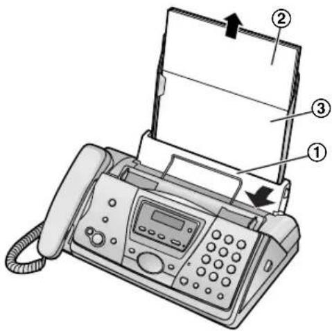 PANASONIC KX-FC248CE - Pokud v zařízení uvízne záznamový papír - 1