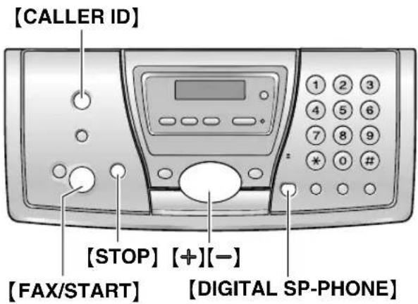 PANASONIC KX-FC248CE - Pomocí základny - 1