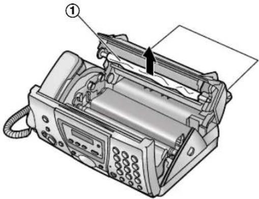 PANASONIC KX-FC248CE - Pokud v zařízení uvízne záznamový papír - 6