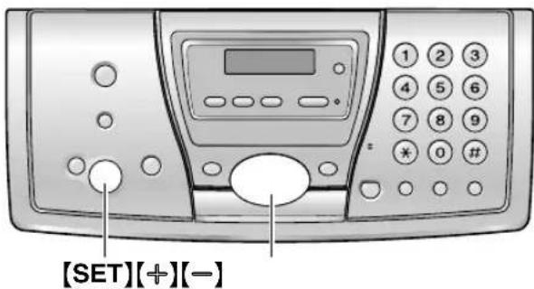 PANASONIC KX-FC248CE - Úprava hlasitosti základny - 1
