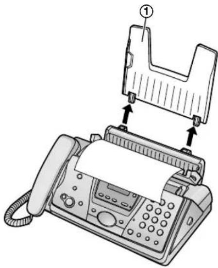 PANASONIC KX-FC248CE - Pokud v zařízení uvízne záznamový papír - 2