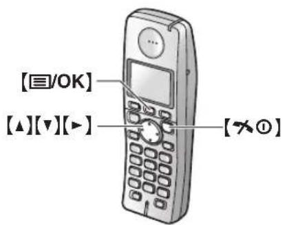 PANASONIC KX-FC228CE - Úprava hlasitosti bezdrátového mikrotelefonu - 1