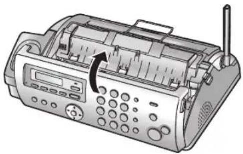 PANASONIC KX-FC228CE - Zavřete rádně přední kryt. - 1