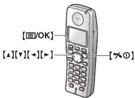 [☐/OK] [▲][▼][◄][►] [×①]