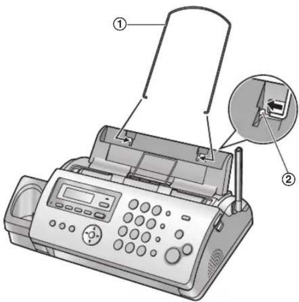 PANASONIC KX-FC228CE - Zavřete rádně přední kryt. - 4