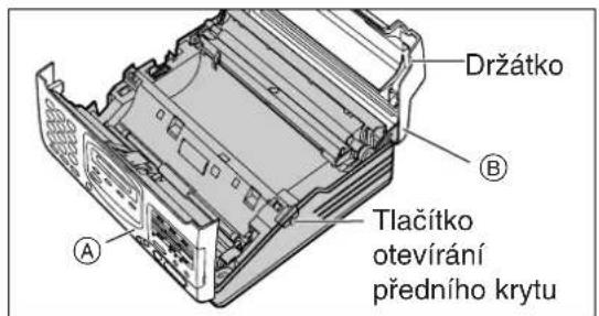 Držátko Tlačítko otevírání predního krytu