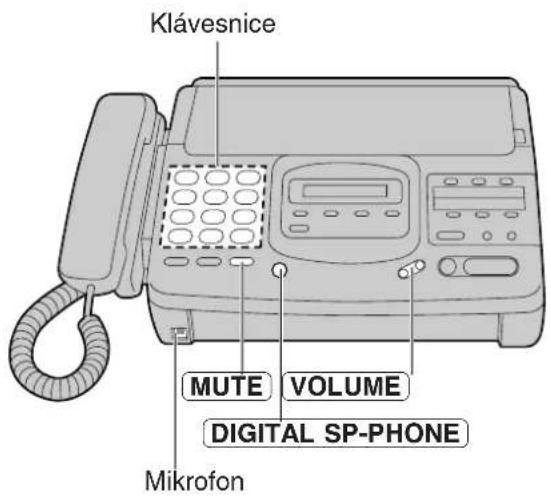Klávesnice MUTE VOLUME DIGITAL SP-PHONE Mikrofon