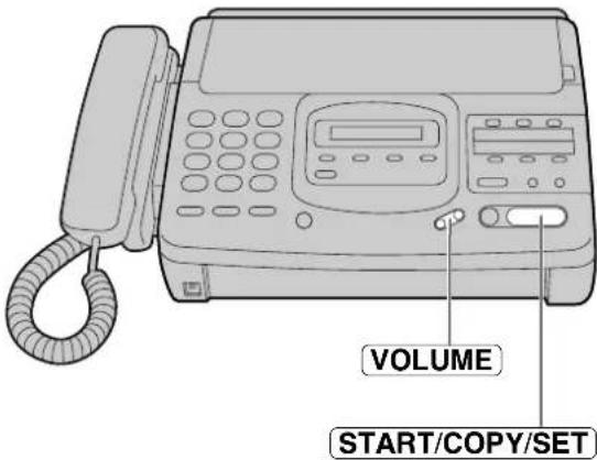PANASONIC KX-F2680E - ■ Hlasitost hlasového průvodce (pouze typ KX-F2780) - 1
