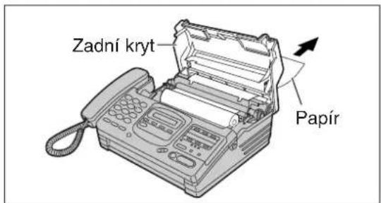 Zadní kryt Papír