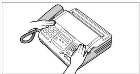 PANASONIC KX-F2680E - Připojte kabel mikrotelefonu. - 5