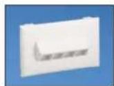 Panduit STS2 - Panduit® NetKey® Snap-On Sloped Keystone Faceplates - 2