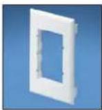 Panduit STS2 - Pan-Way® Classic Series Snap-On Faceplates for Use with Panduit® Mini-Com® Inserts - 4