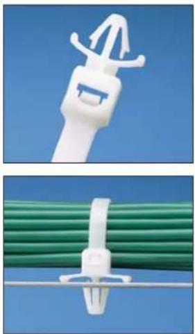 Panduit STS2 - Pan-Ty® Wing Push Mount Ties – Nylon 6.6 - 1