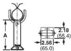 A P 2.18 (55.4) 2.56 (65.0)