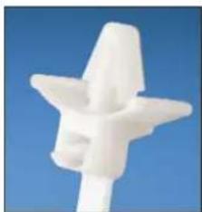 Panduit STS2 - Pan-Ty® Releasable Wing Push Mount Ties - 1