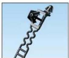 Panduit STS2 - Pan-Ty® Ladder Style Releasable Wing Push Mount Ties – Heat Stabilized Nylon 6.6 - 1