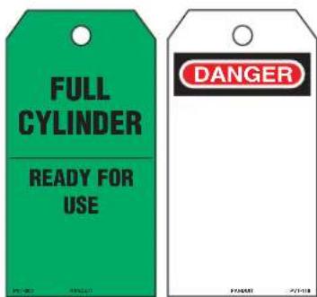 FULL CYLINDER READY FOR USE DANGER F24AMT 27-18