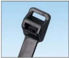 Panduit STS2 - Pan-Ty® Releasable Lashing Ties – Weather Resistant Polypropylene - 1