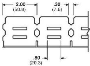 2.00 (50.8) .30 (7.6) .80 (20.3)