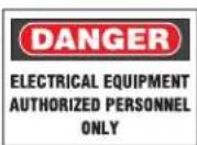 Panduit STS2 - Electrical Hazard Safety Signs - 8