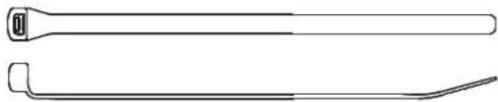 Panduit STS2 - Contour-Ty® Cable Ties – Heat Stabilized and Flame Retardant Nylon 6.6 - 4