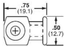 Panduit STS2 - Low Profile Mounts – Screw Applied - 4