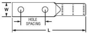 W HOLE SPACING L