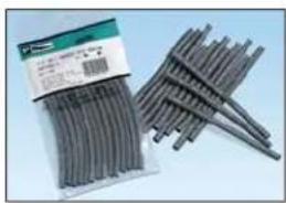 Panduit STS2 - Heat Shrink in 6 Inch Pieces; Black, Multiple Diameters - 1