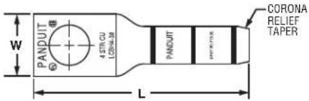 PANDUIT 4 STR CU 120M ± 5 M W L PANDUIT CORONA RELIEF TAPER