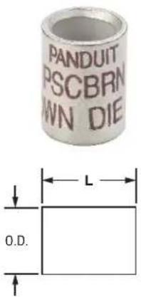 PANDUIT PSCBRN WN DIE L 0.D.