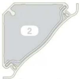 Panduit STS2 - Cable Fill Capacities for Cove Raceway - 2