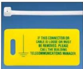 IF THIS CONNECTOR OR CABLE IS LOOSE OR MUST BE REMOVED. PLEASE CALL THE BUILDING TELECOMMUNICATIONS MANAGER